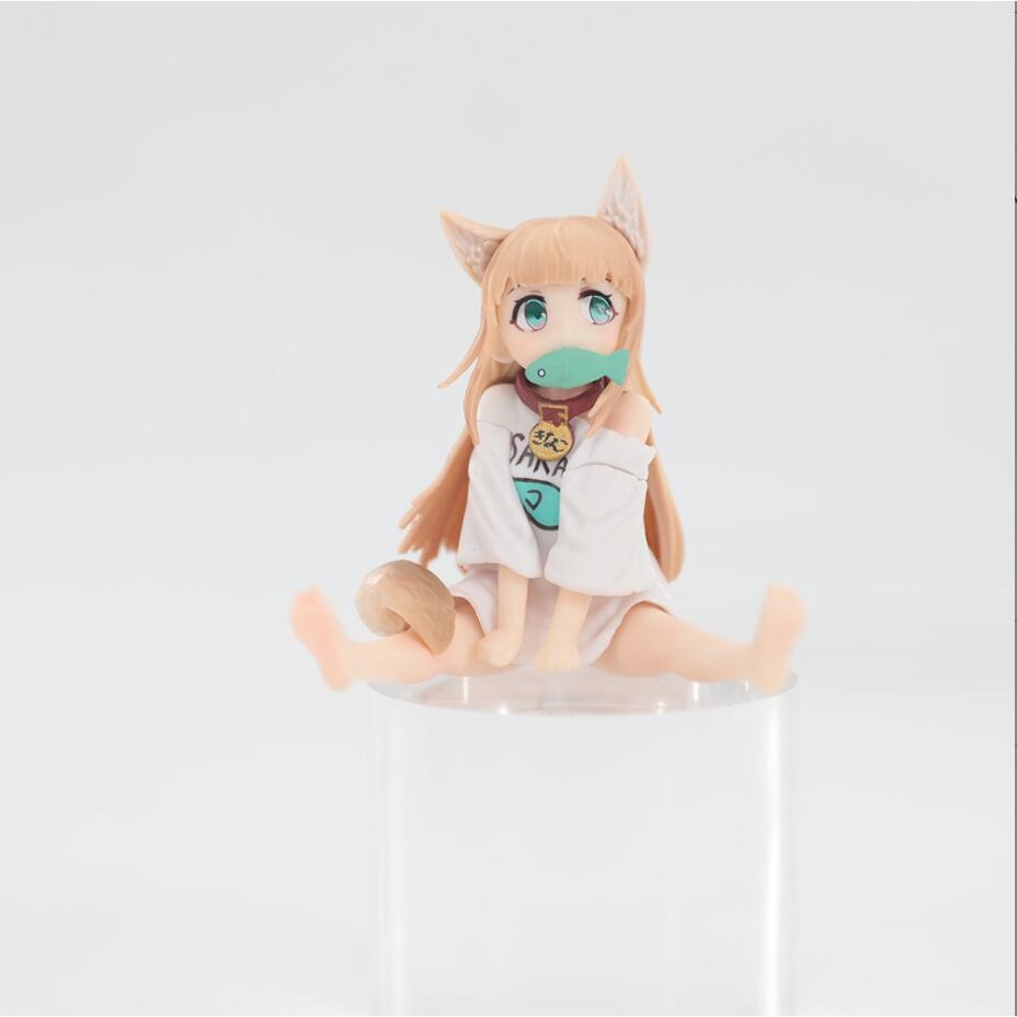 My Cat Is a Lovely Girl Anime Girl Figures Cat Ear Girl Kawaii Action Figure Collection Figurines Cu