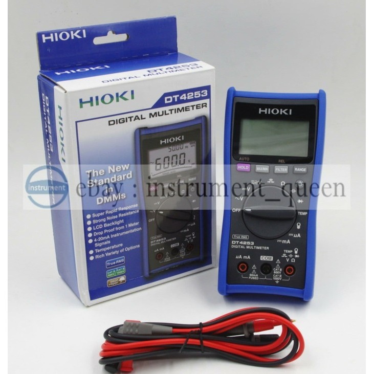 HIOKI DT4253 DIGITAL MULTIMETER 6,000 count display Low-pass filter