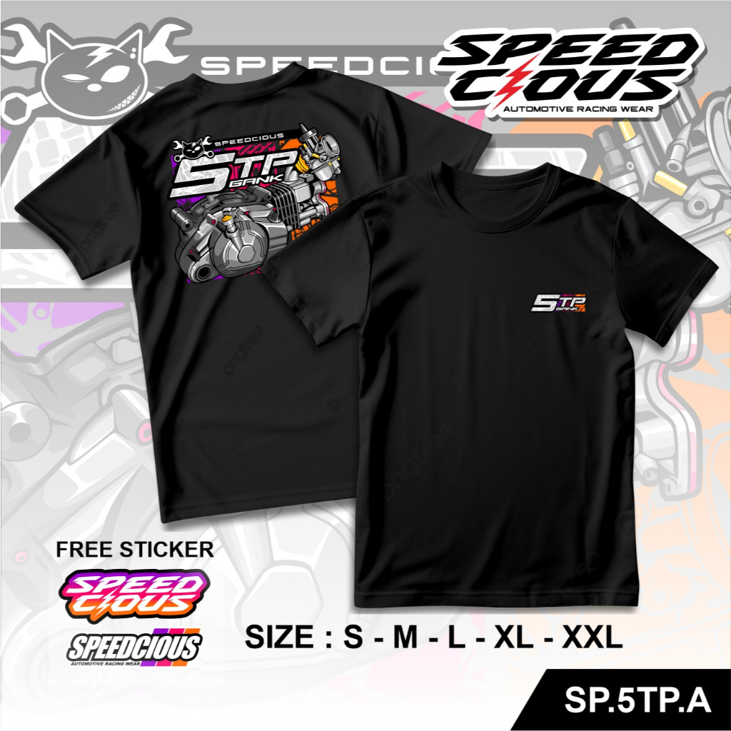 Baju Kaos Atasan 5tp Gank Yamaha Jupiter Z Vega R Pria Distro Original Murah Keren Bahan Halus Terba