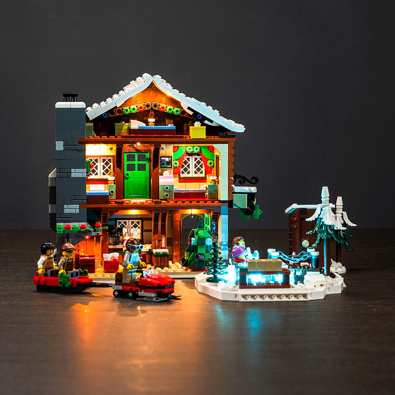 

ight 10325 set for Alpine Lodge building blocks (only including lighting accessories)