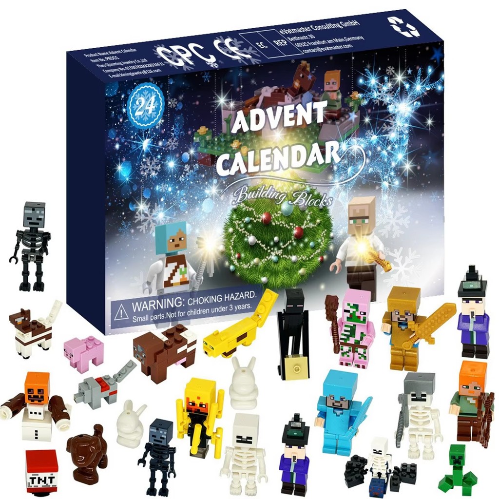 

2024 Christmas Calendar Toy -24 Day Countdown Calendar, Kit Includes 24 Characters, Children Fans Surprise Gifts Advent Calendar