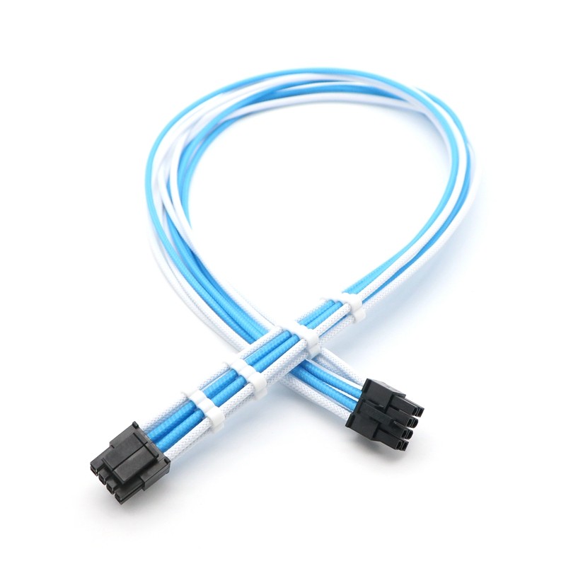 Custom Modular 4+4Pin CPU 8Pin Power Cable for EVGA SUPERNOVA G2, G3, G+ Series Modular PSU.