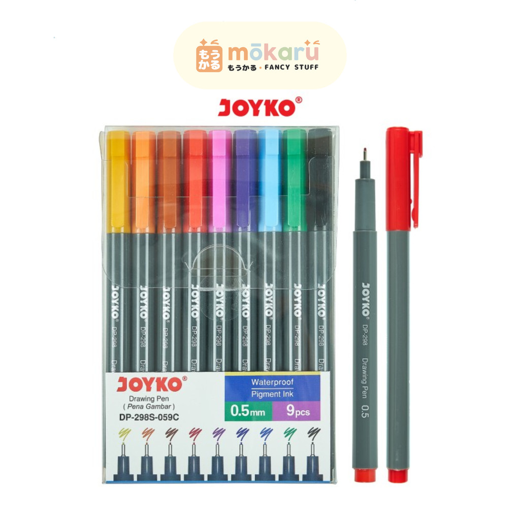 

Joyko Drawing Pen DP-298S-059C Pena Gambar 1 Set 9 Pcs Murah Berkualitas