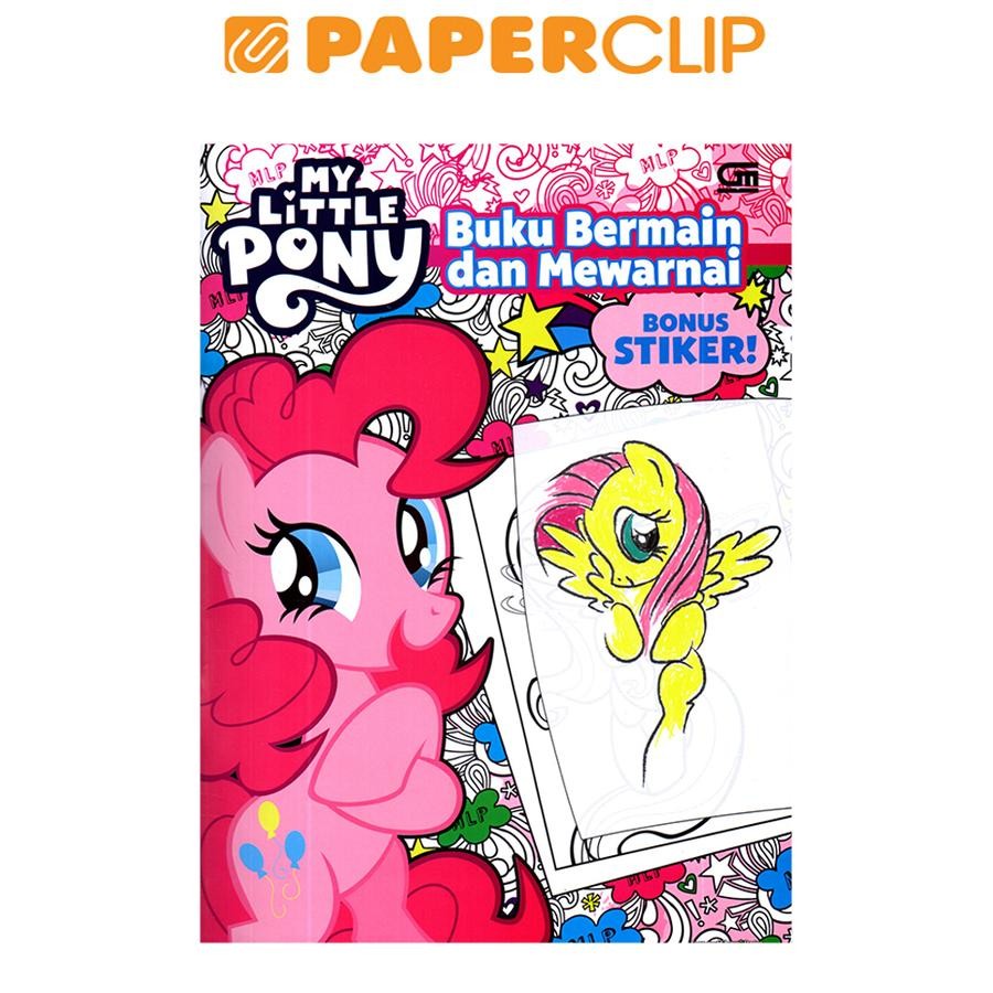 MY LITTLE PONY BUKU BERMAIN DAN MEWARNAI