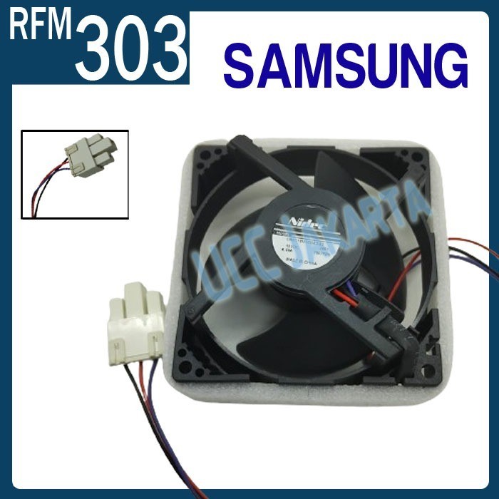 HD99 Cooling fan / kipas pendingin kulkas DC 12V Samsung 0.16A RFM-303