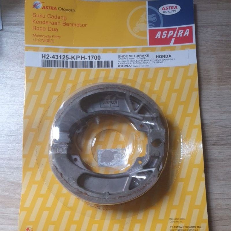 Kampas Rem Kharisma/Supra 125/Revo/Fit New Aspira ori Otopart