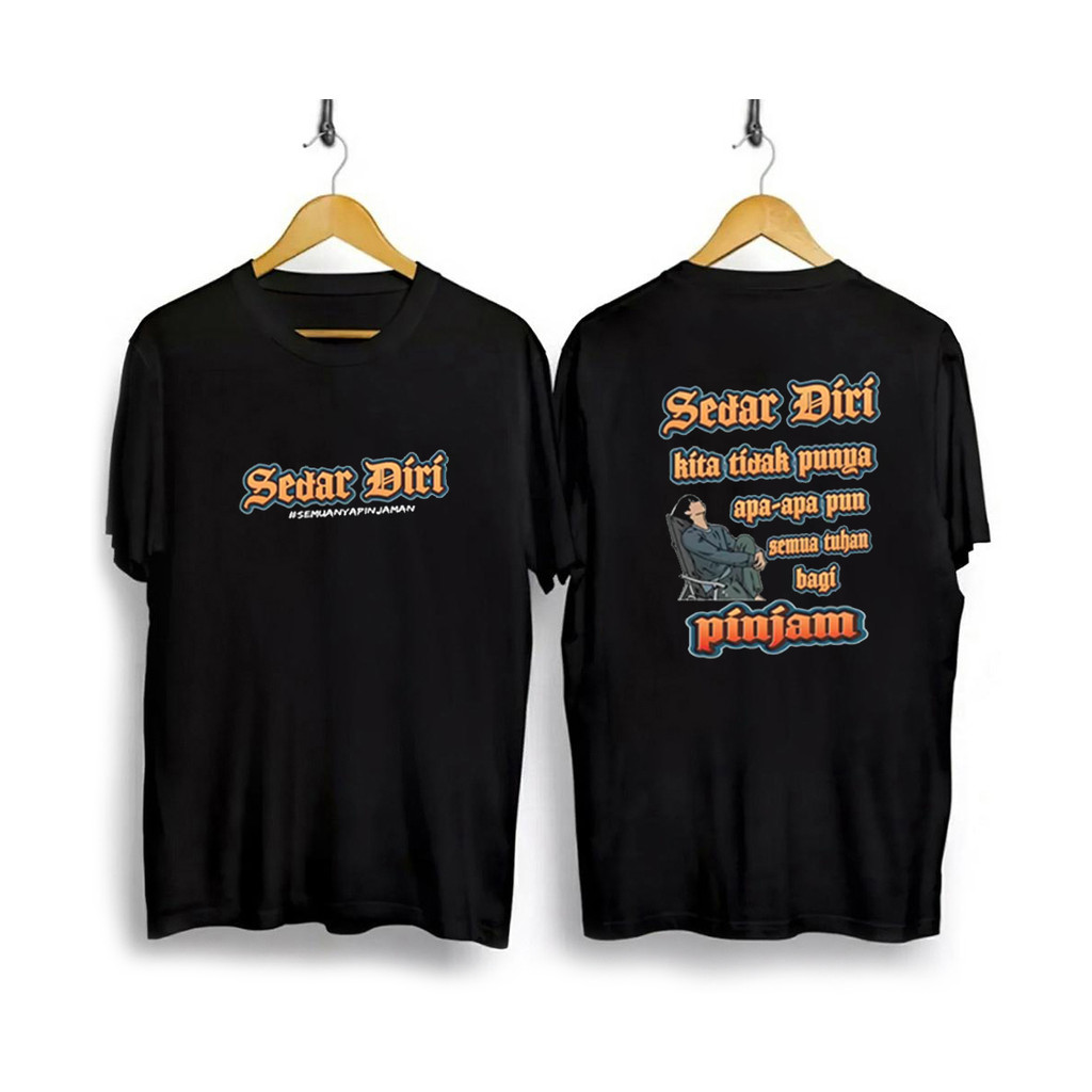 SEDAR DIRI T-shirt microfiber polyester keren T-shirt desain baru gaya modis