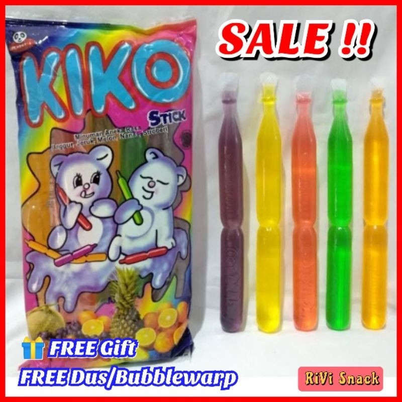 

TERLARIS BIJIAN KIKO STICK ICE BON BON ANEKA RASA sepak ISI 10PC