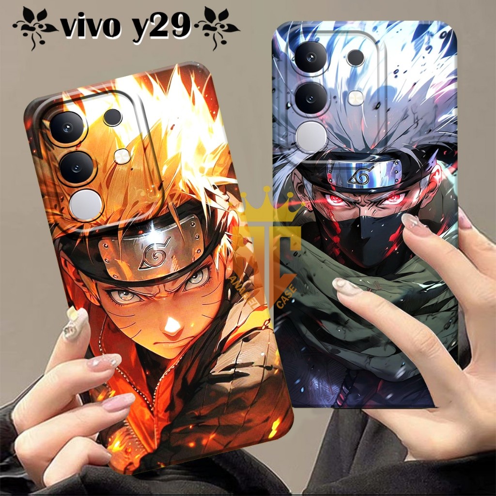 Softcase VIVO Y29 4G 2025 VIVO Y19S 2025 Fashion Case Motif Wallpaper Naruto Shippuden - Case Vivo -