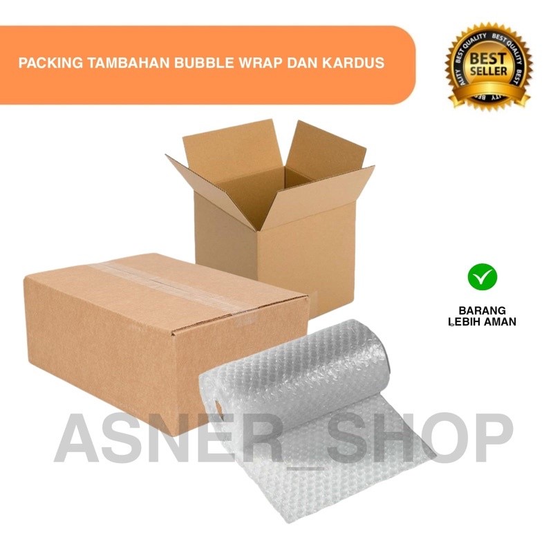 

ASNR Bubble Wrap Packing Kardus Pack Tambahan Bubblewrap