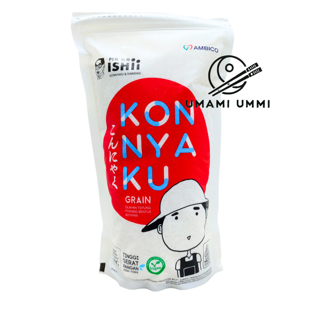 

MR. ISHII Beras Shirataki Rice Konnyaku Grain Gluten Free Diet Sehat Rendah Kalori Tinggi Serat Halal