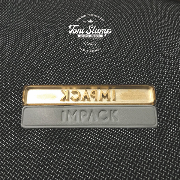 

LARIS -plat matras emboss hot print hot stamp kuningan Custom