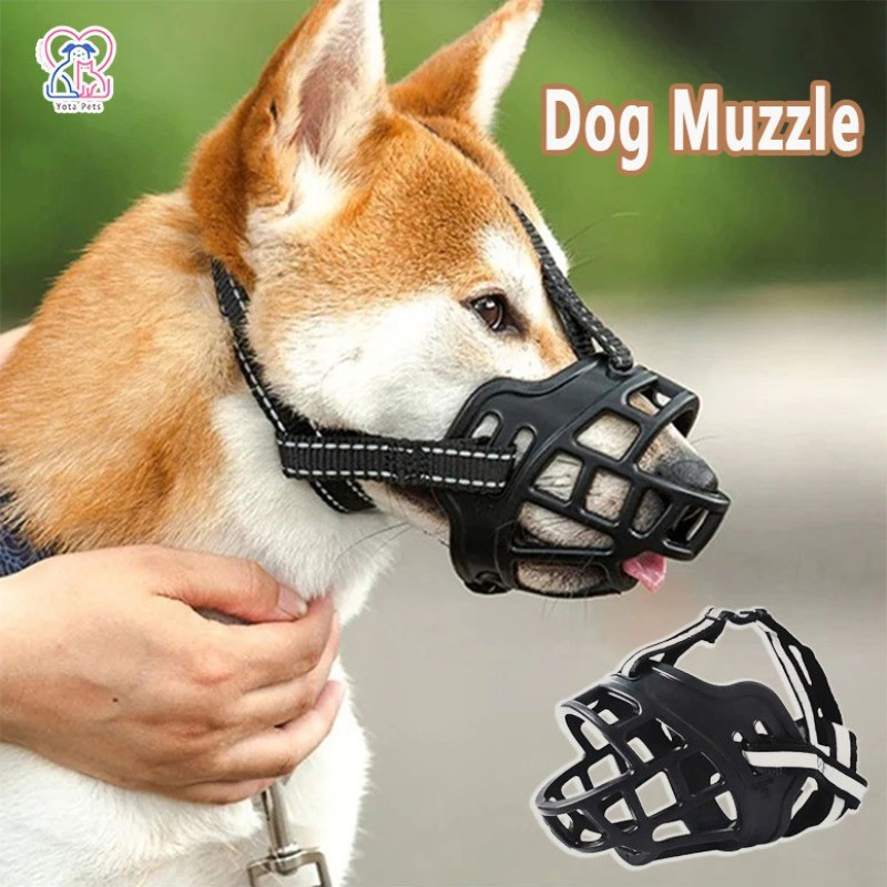 Muzzle Penutup Mulut Anjing/Penutup Mulut Anjing Dog Muzzle Mouth Cover Pet Muzzle Anti Gigit