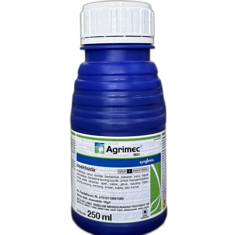Agrimec 250ML 18EC Insektisida Obat Abamectin Akarisida Abamektin Racun Ulat Paling Ampuh Hama Thrip
