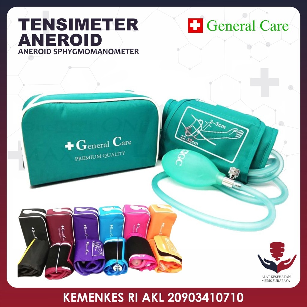 General Care Tensimeter Aneroid Ukur Tekanan Darah Tensi Jarum Manual