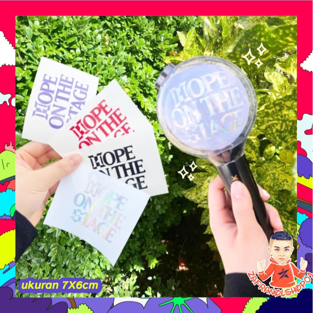 

PROMO AMBYAR Cutting Stiker Army Bomb J-Hope HOPE ON THE STAGE JHOPE,BTS Sticker, BT21 K-Pop, LIGHTSTICK HOPE ON THE STAGE HOPE WORL HOPE ON THE STREET TERMURAH