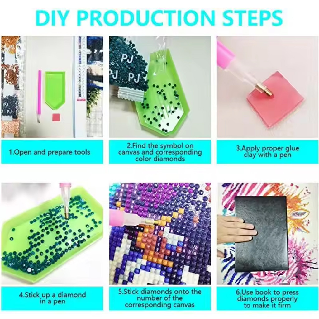 

TrendyStuff.id 5D DIY Full Drill Diamond Painting Cross Stitch Embroidery Mosaic R1191