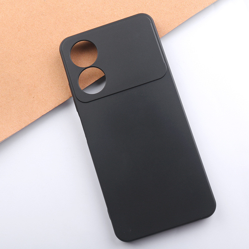Black Soft Silicone Funda for ZTE Blade A34 Case 6.6 Inch Soft TPU Good Quality Coque For ZTE Blade 