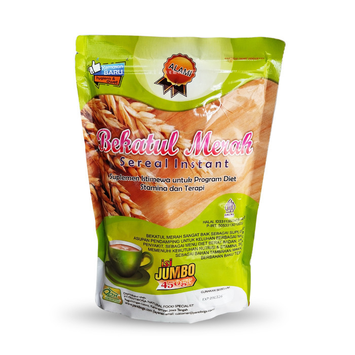 

Bekatul Beras Merah Organik 450 gr Kesehatan Diet Asli Makanan Sehat Tanpa Pengawet Sereal Enak