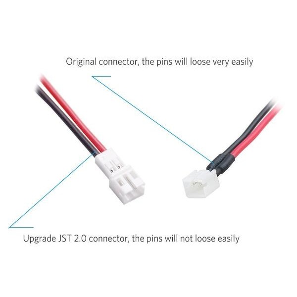 PART & TOOL Kabel Konektor JST PH2.0 PH 2.0 2Pin 3Pin 4Pin Male Plug RC soket PH  2Pin