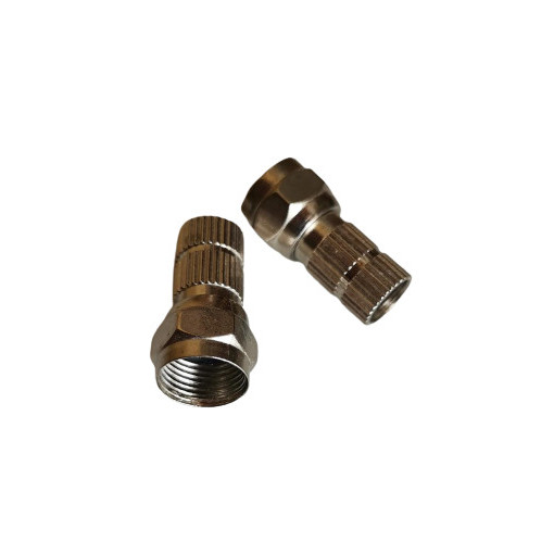 PART & TOOL 1pcs Nut mur Sambungan Colokan Jek Konektor TV F drat ANTENA besi