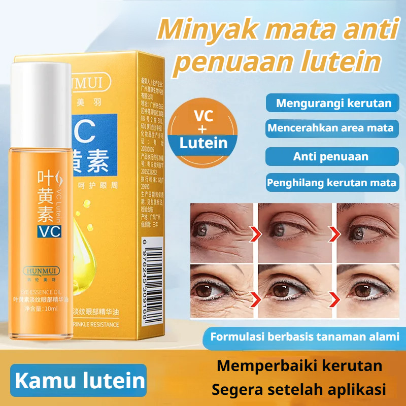 ✨(Beli 1 Gratis 2）Lutein eye wrinkle-reducing essence oil Minyak Lutein untuk Menghilangkan Kerutan 