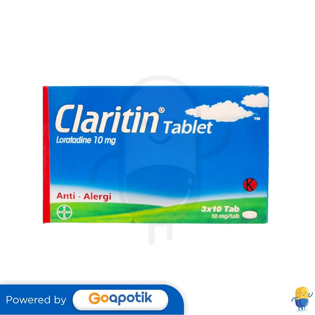 Claritin 10 Mg Box 30 Tablet