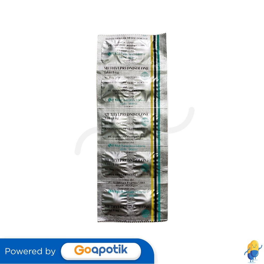 Methylprednisolone Nulab 8 Mg Strip 10 Tablet