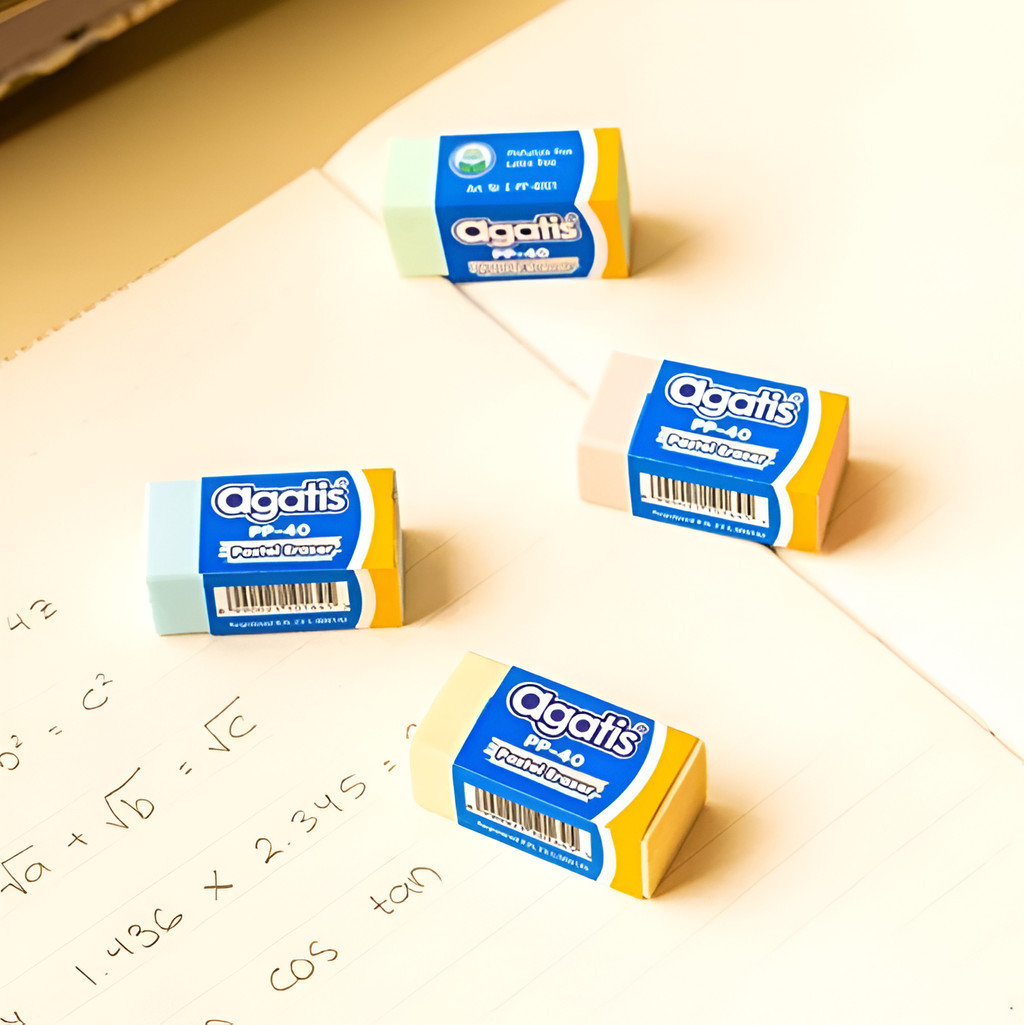 

Penghapus Agatis Eco Eraser Pastel 40's PP-40 (1 PCS)