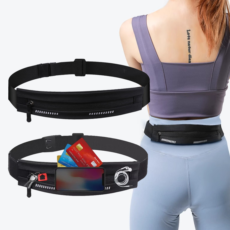 Running Belt Multifungsi - Tas Pinggang Pria Wanita Waterproof Tempat HP