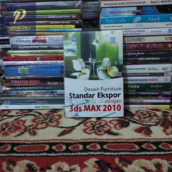 DESAIN FURNITURE STANDAR EKSPOR DENGAN 3DS MAX 2010 - Penerbi Andi
