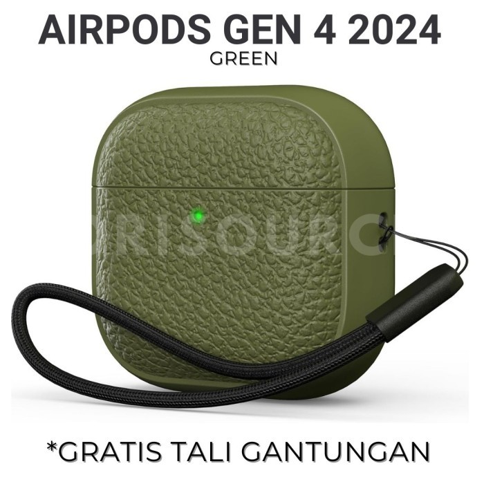 [[Koleksi Terbaru]] Casing AirPods 4th Generation Gen 4 Gen4 Shockproof Textured Case | Tekstur Kuli