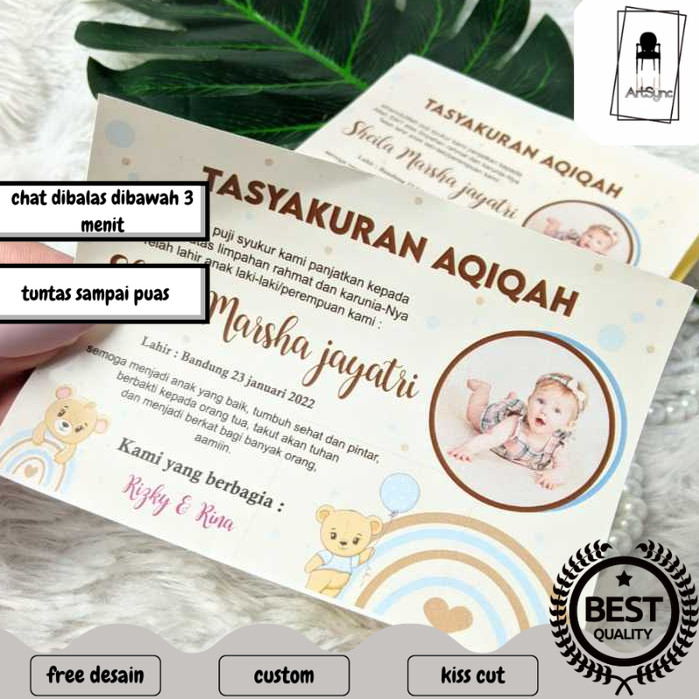 

Syncart Print Stiker Label Persegi Aqiqah Sticker Kotak Aqikah Stiker Akikah Anak