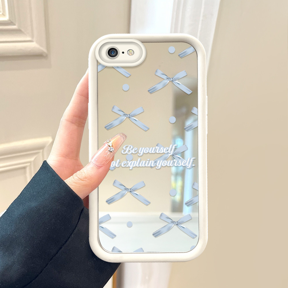 Casing Hp Untuk Compitable With iPhone 6 6S Cassing Soft Cesing Mirror JZ Bow 8215 Softcase Silikon 