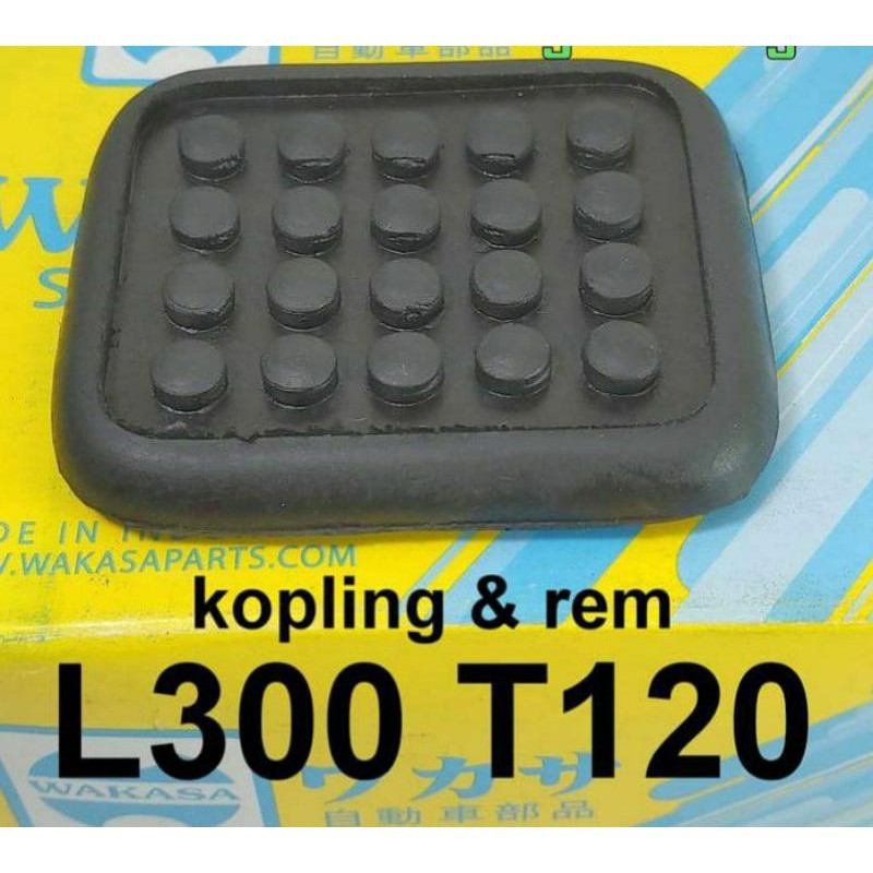 Karet Pedal Rem Kopling L300/ Colt T120 Lama tahun 1970-1980 merk Wakasa