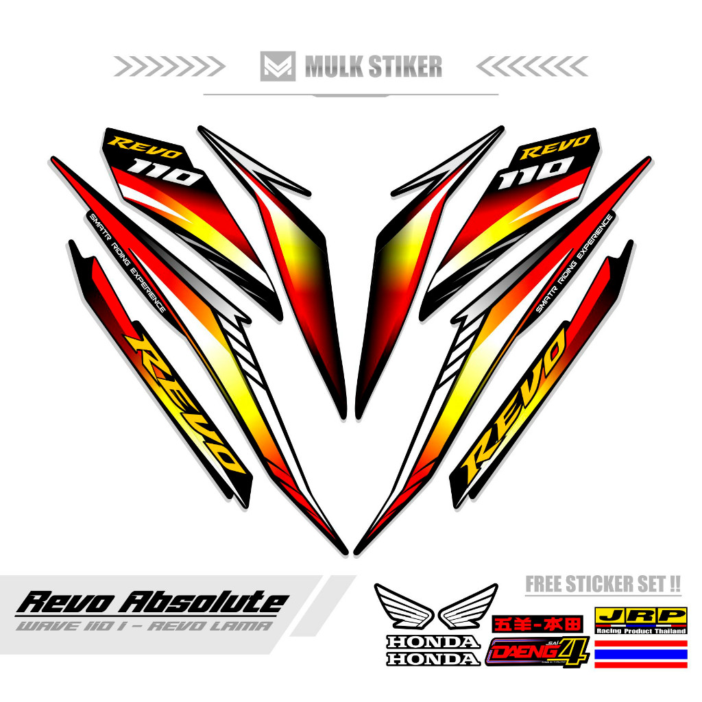 Striping Absolute Revo 110 Cw / Sticker Absolute Revo 110 / Stiker Revo Absolut