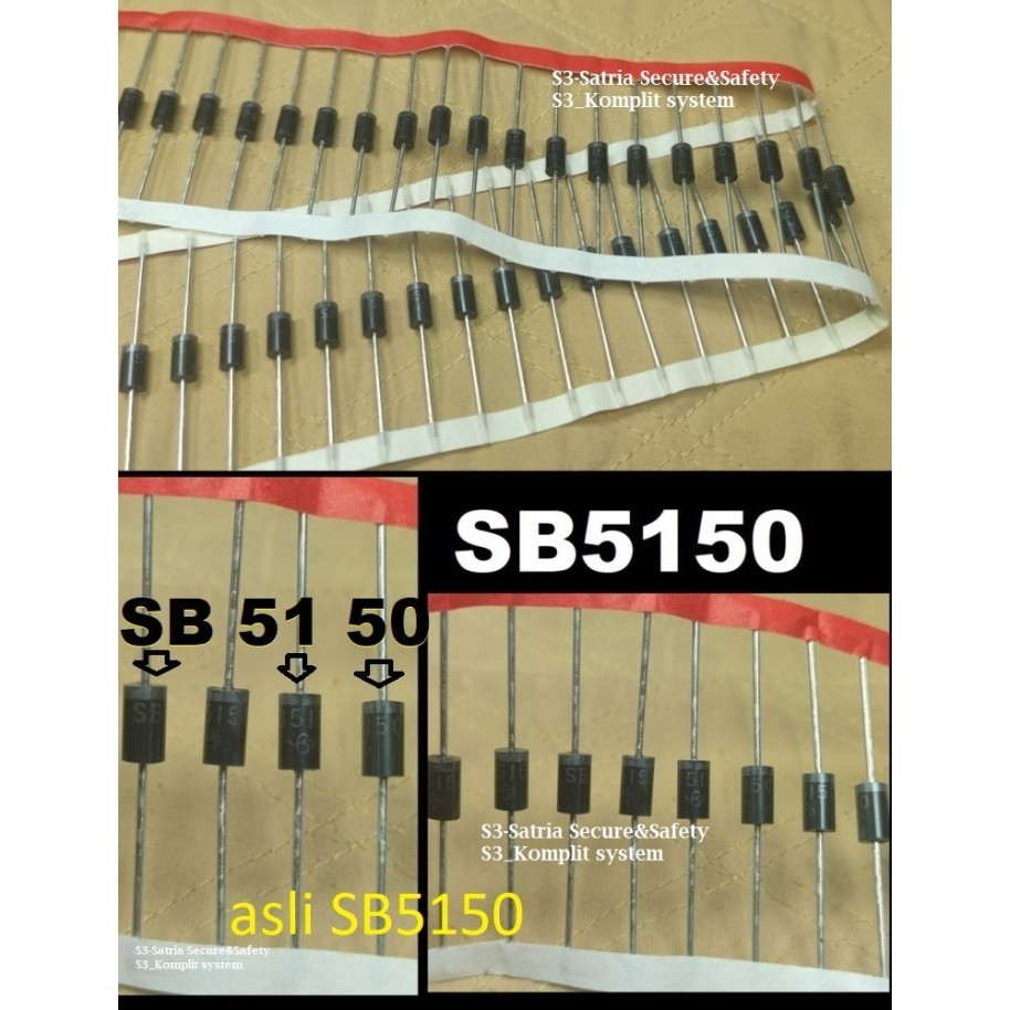 SB5150 asli SB 5150 dioda ori sb5150 diode sb 5A 150V