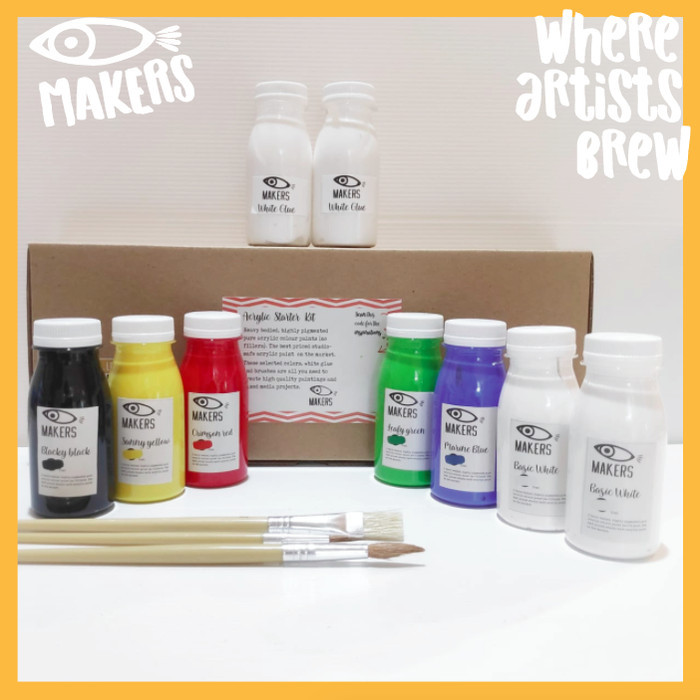 

promo -Paket Cat Lukis Akrilik - With Glue