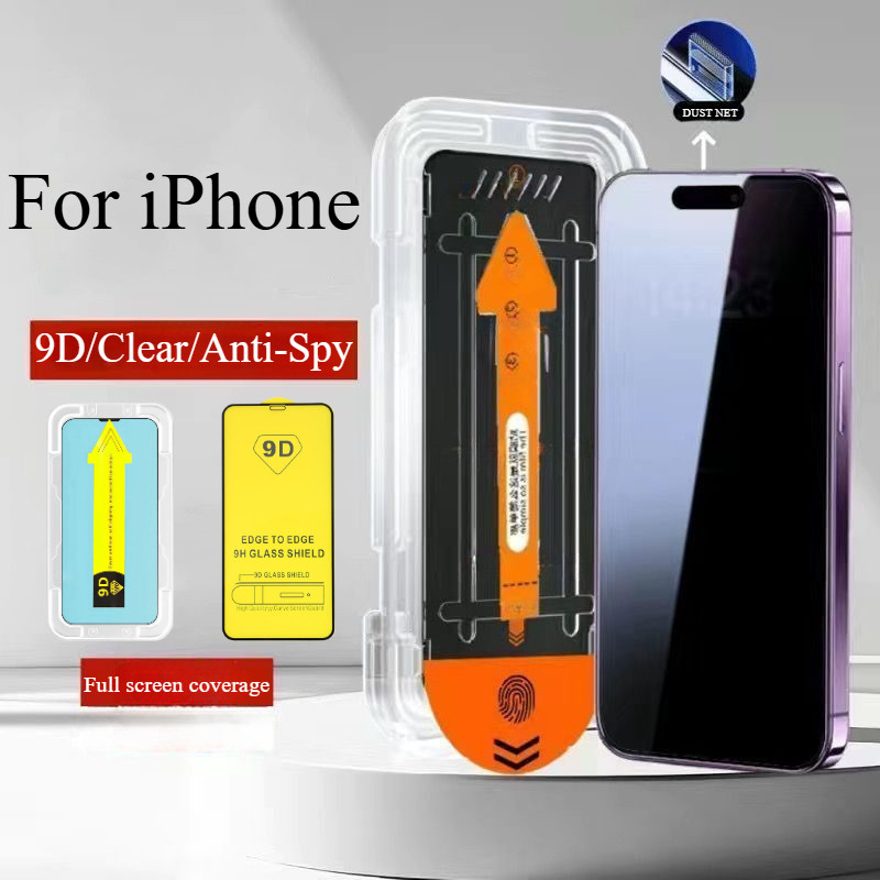 Easy Install Superfit Tempered Glass Untuk IPhone 11 13 15 16 12 14 Pro Max 11pro 13pro XR XS MAX 6 