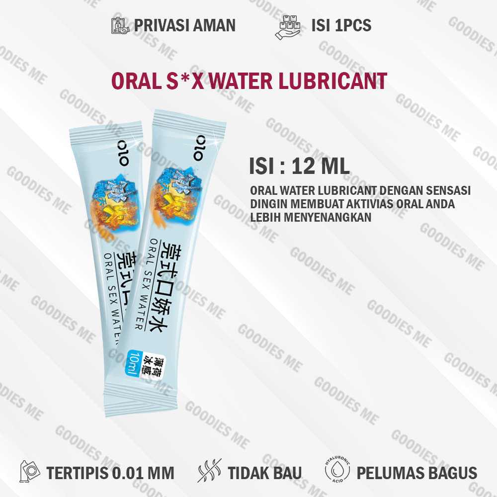 Pelumas Lubrikasi Lubricant Cairan Oral Water 5ml - 1 Sachet