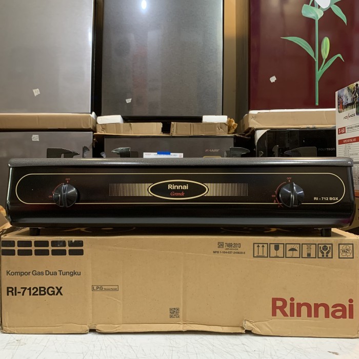 KOMPOR GAS 2 TUNGKU RINNAI GRANDE RI-712BGX