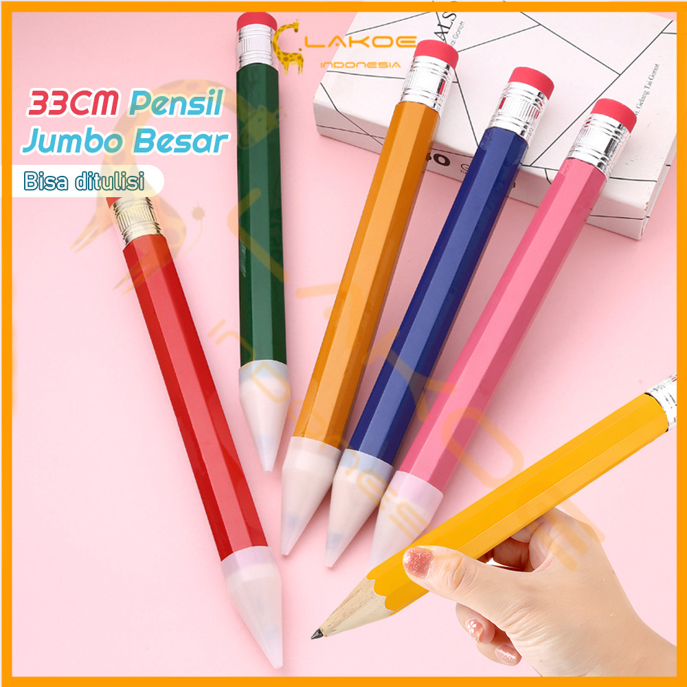 

Lakoe Pensil Jumbo Hadiah Alat Peraga Edukasi Dekorasi Pensil Besar