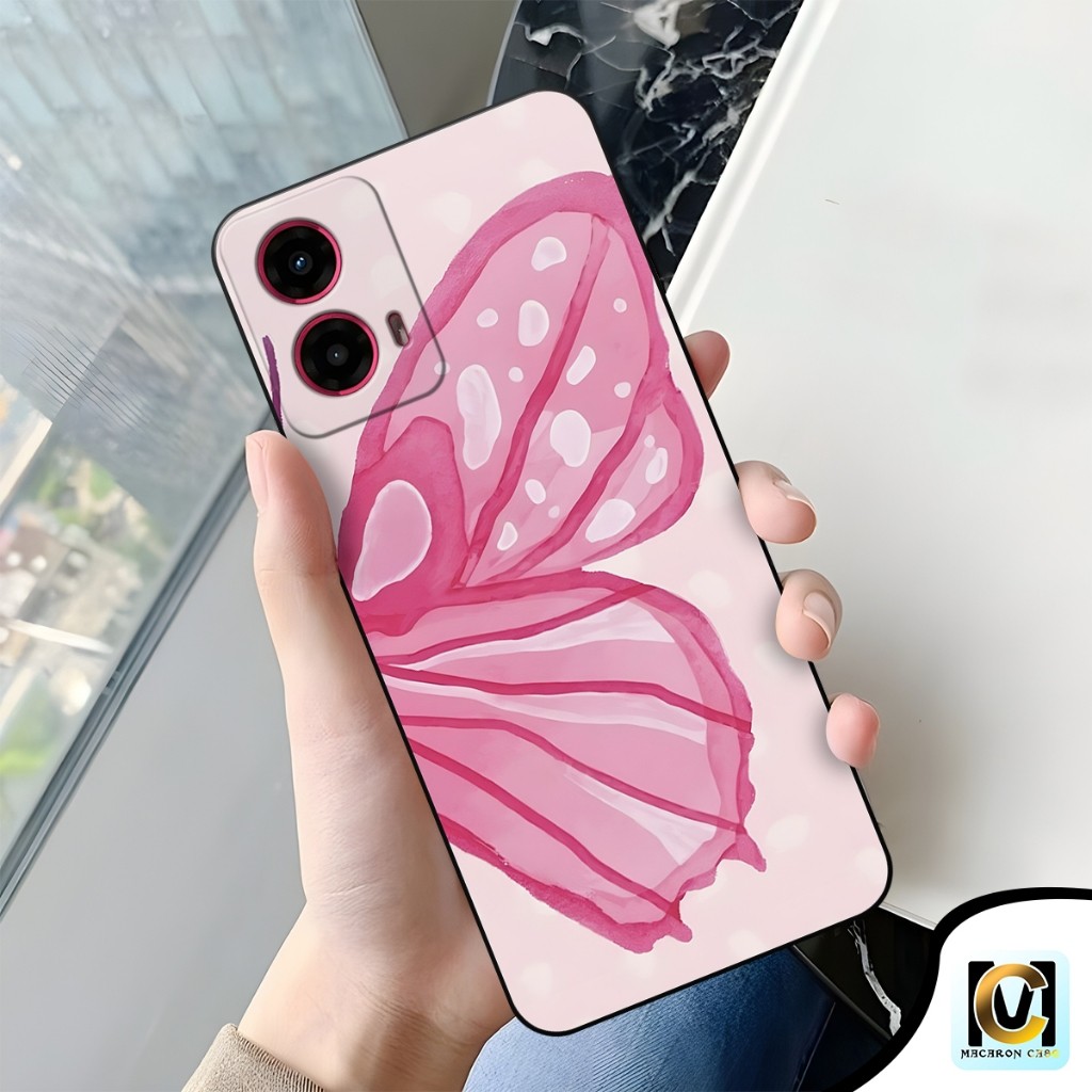 Case Hp Motorola G45 Terbaru 2025 Motif Cute Pink / Softcase Motorola G45 Terbaru - Casing Hp Motoro