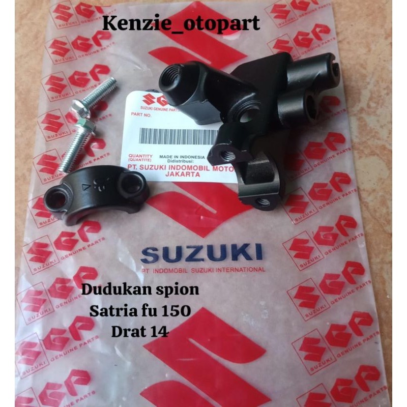 Dudukan handle kopling satria Fu 150 Dudukan spion satria Fu 150 drat 14