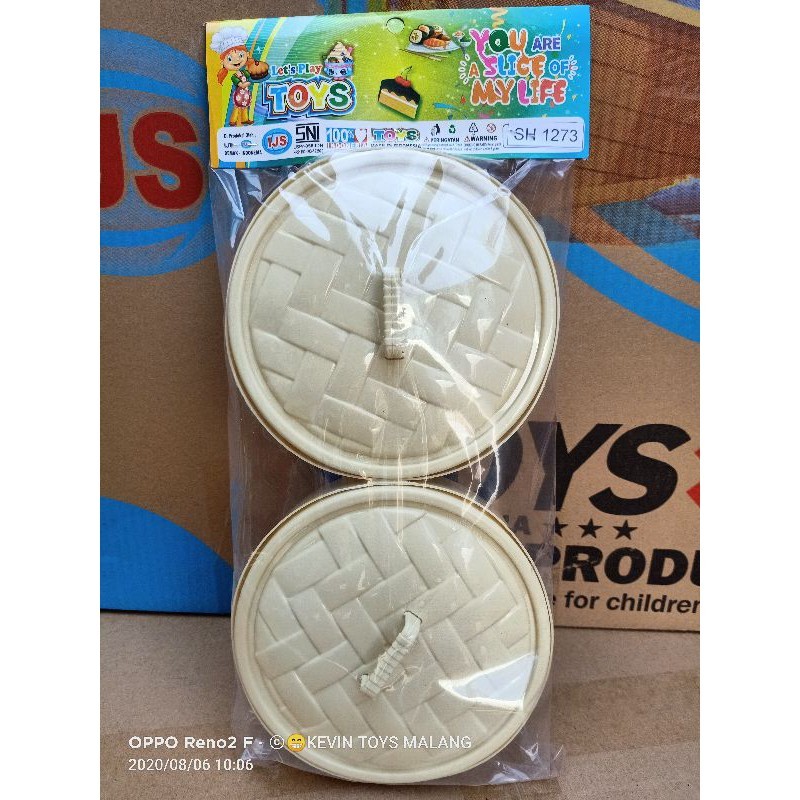 mainan anak double dimsum package / mainan delicius food makanan jepang sushi lucu dan bagus