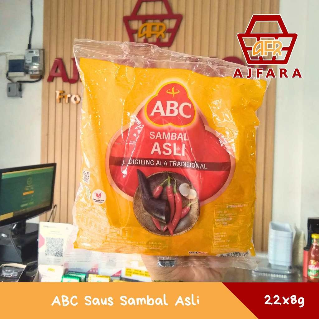 

ABC Saus Sambal Asli Sachet 22x8g Praktis dan Siap Saji
