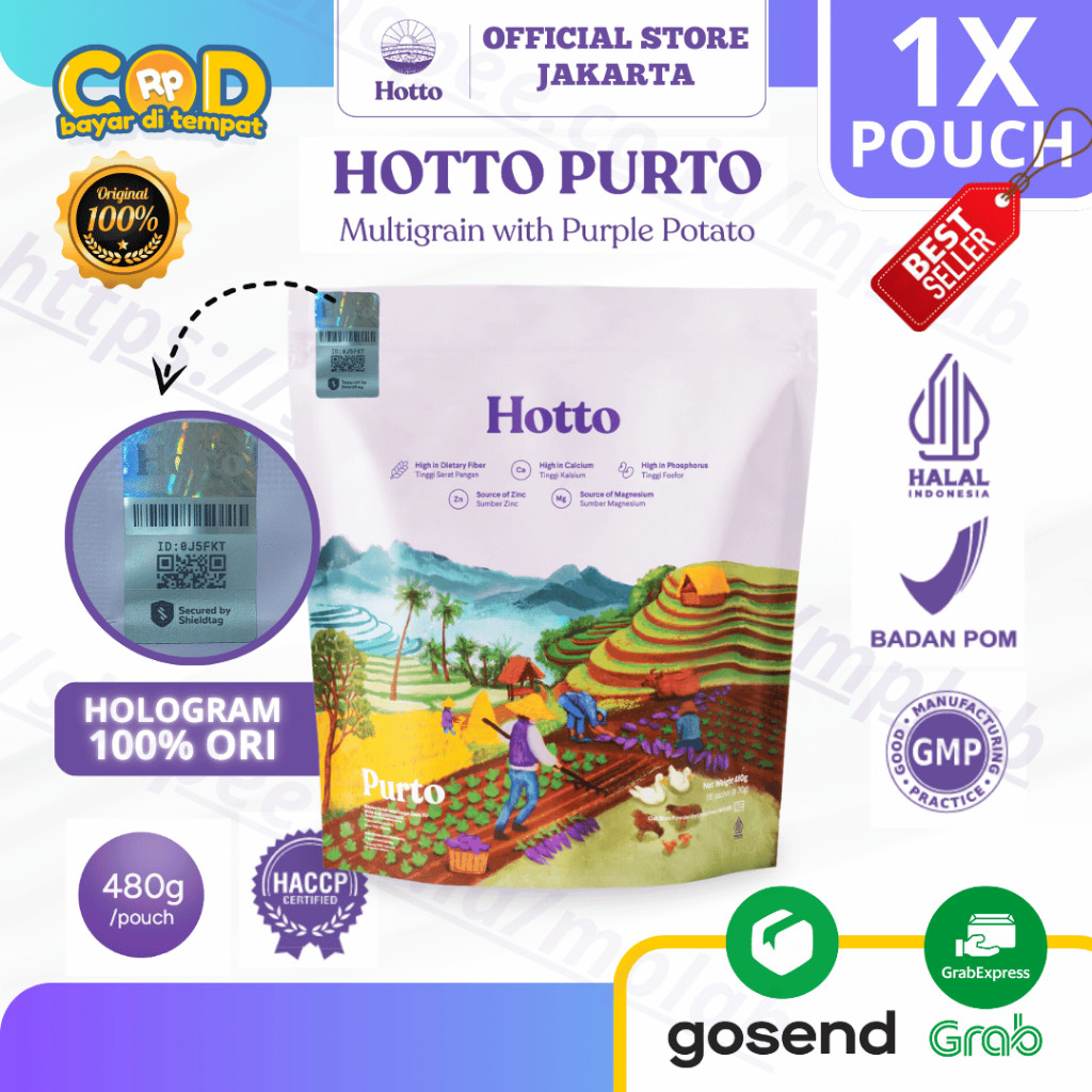 

Minuman Hotto Official Store PROMO Multigrain Minuman Original 100% BPOM & HALAL