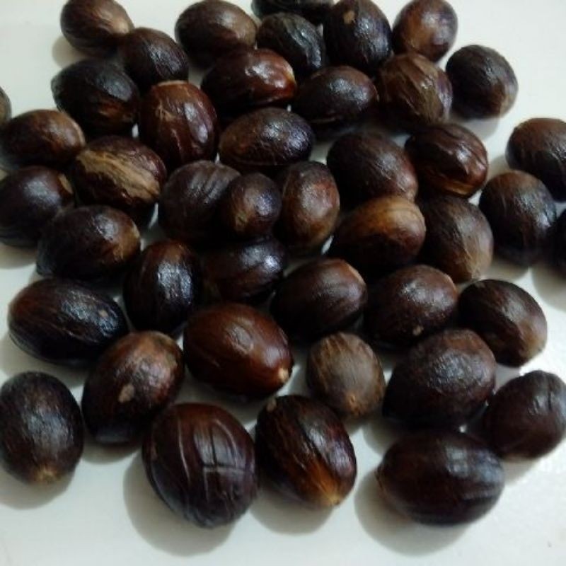 

Pala kulit bulat dapat 1 kg asal Manado Ambon