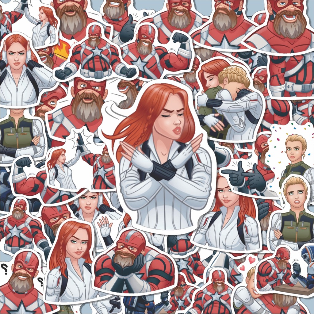 

100PCS Lucu Stiker Red Guard [Penjaga Merah] Stiker Aesthetic Stiker Anti Air Stikers Berperekat Waterproof sticker decal buat Motor Helm Buku Journal Koper Casing HP Laptop Botol Minum Hadiah anak