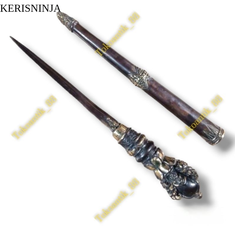 TONGKAT KOMANDO MAHKOTA RAJA KUNINGAN ANTIK NJ7